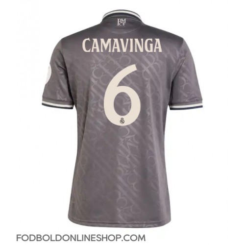 Real Madrid Eduardo Camavinga #6 Tredjetrøje 2024-25 Kortærmet